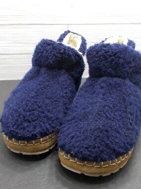 LL Bean Cozy Sherpa Slippers Booties Women's 7